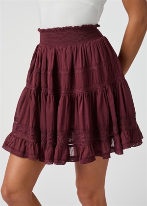 Callia s voile skirt Burgundy Neo Noir 